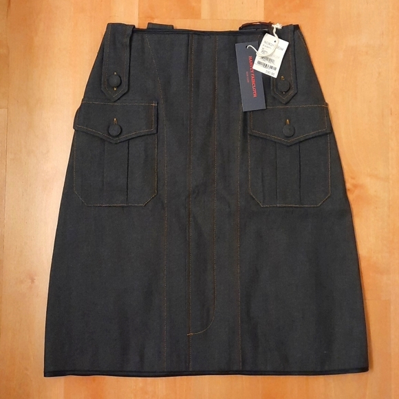 Harvey Faircloth Dresses & Skirts - NWT, Harvey Faircloth New York Denim Utility Skirt